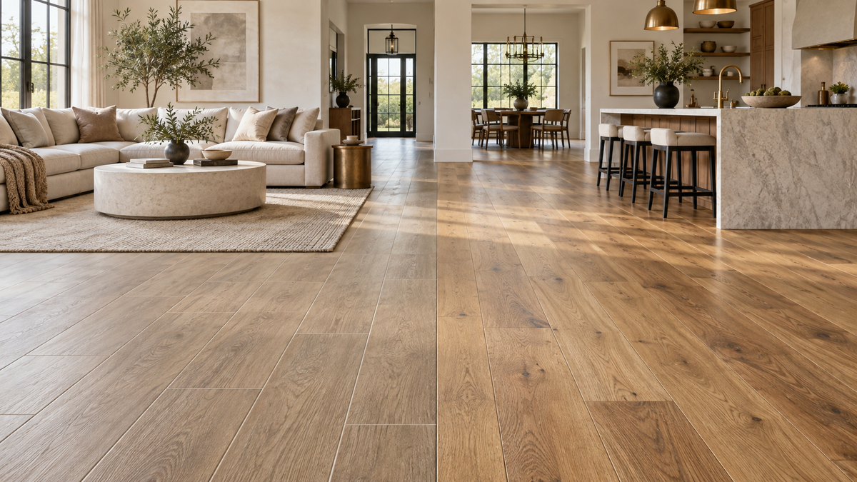 Wood-Look Tile vs. Real Hardwood: Which Should You Choose?