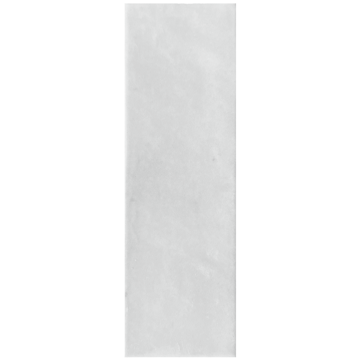 Candy 2x6" porcelain tile in glossy white finish, ideal for elegant and contemporary interior designs.
