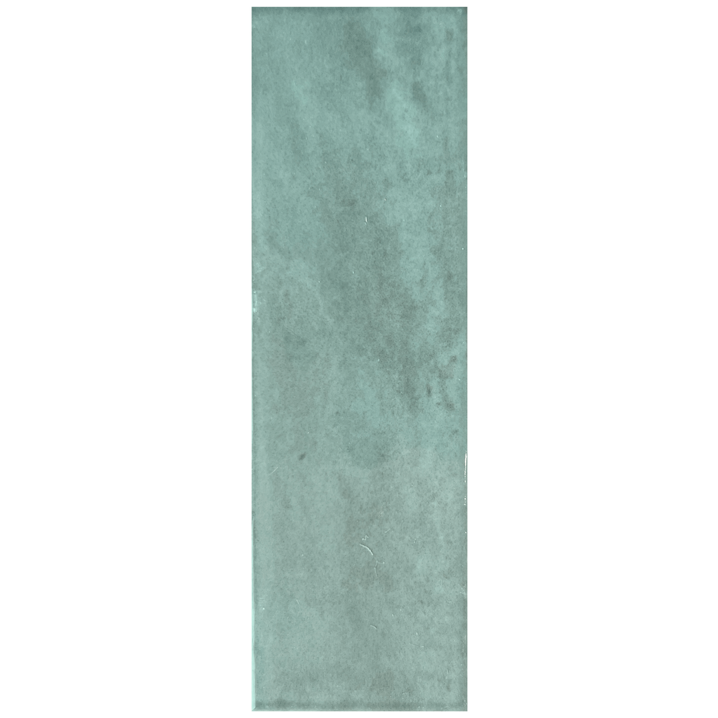 Candy 2x6" porcelain tile in a vintage brick style with a refined textured glossy surface.