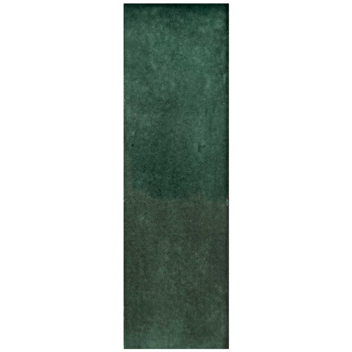 Candy 2x6" porcelain tile in deep green with a glossy finish, perfect for elegant vintage-inspired spaces.