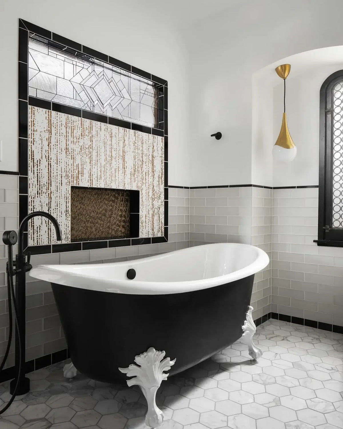 Statuary 5" Polished Marble Hexagon Mosaic