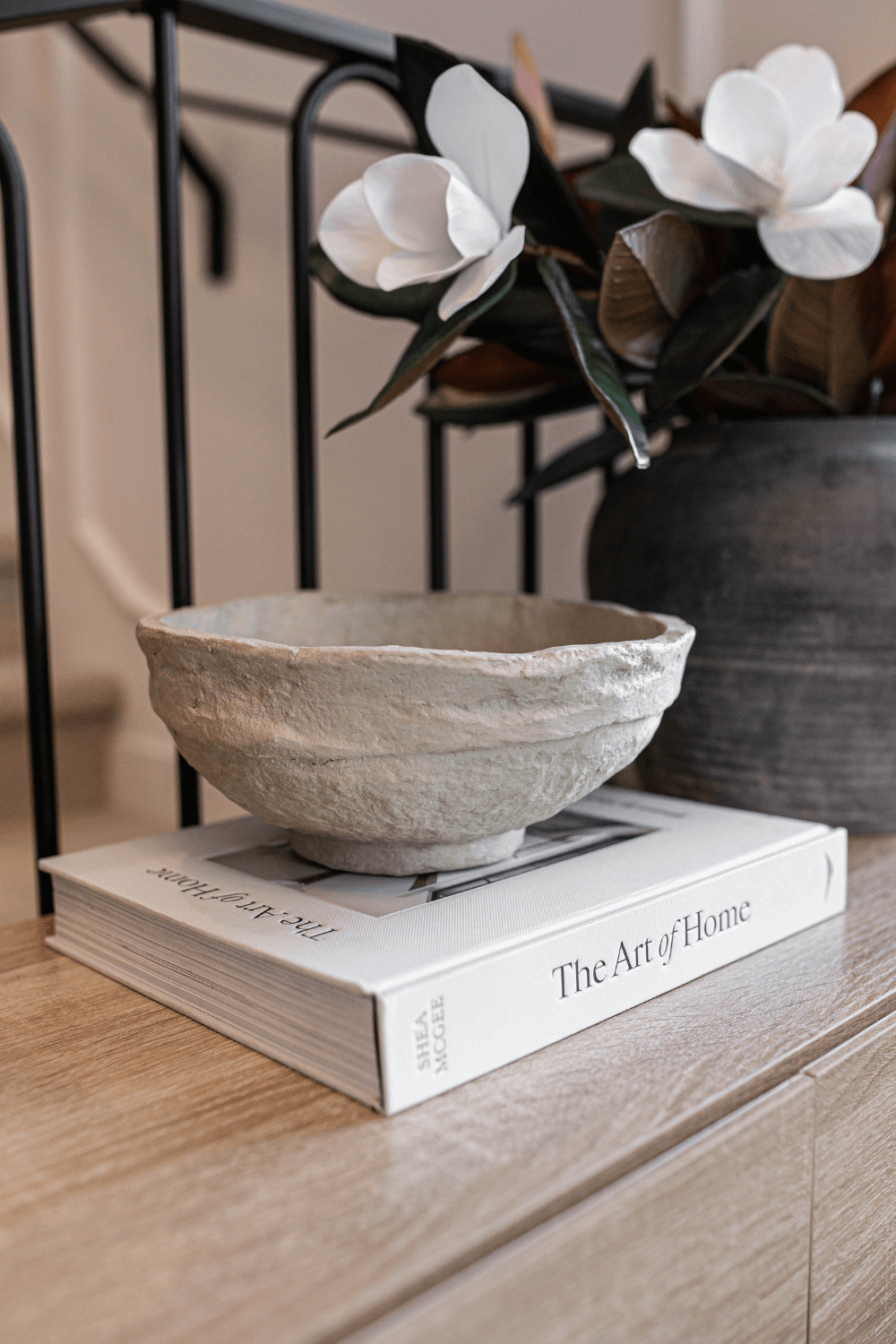 Lila Paper Mache Bowls