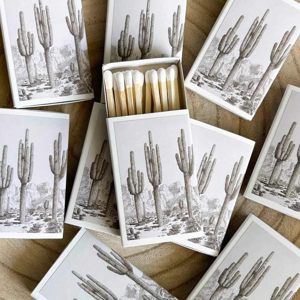 Desert Cactus Match Set - Vintage Landscape