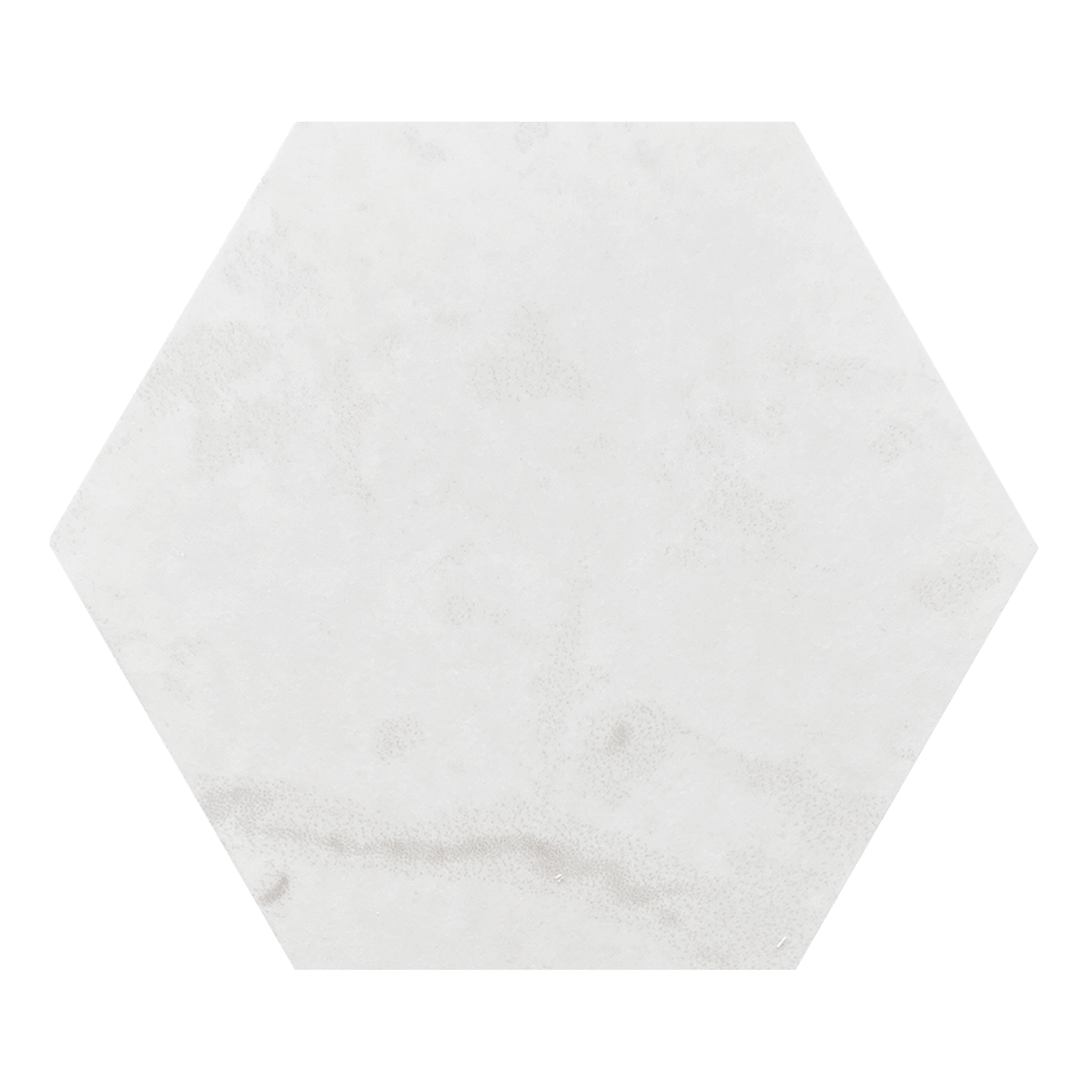 Vallelunga hexagon porcelain tile, marble-look, 4 inch