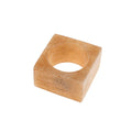Resin Napkin Ring Amber set of 6