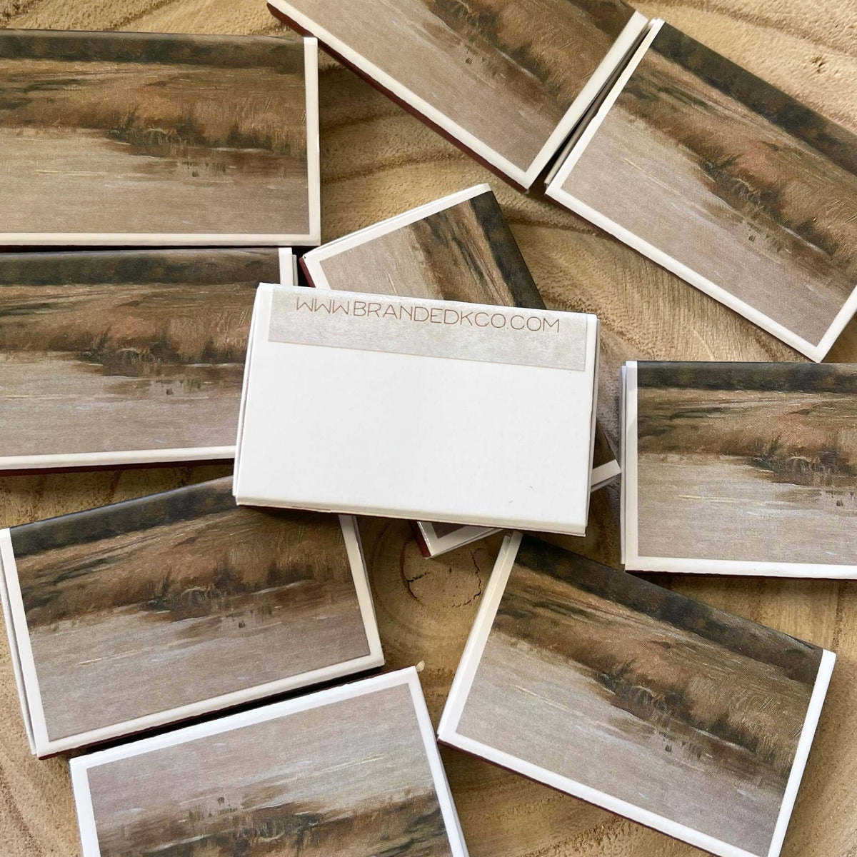Muted Countryside Match Set - Vintage Landscape