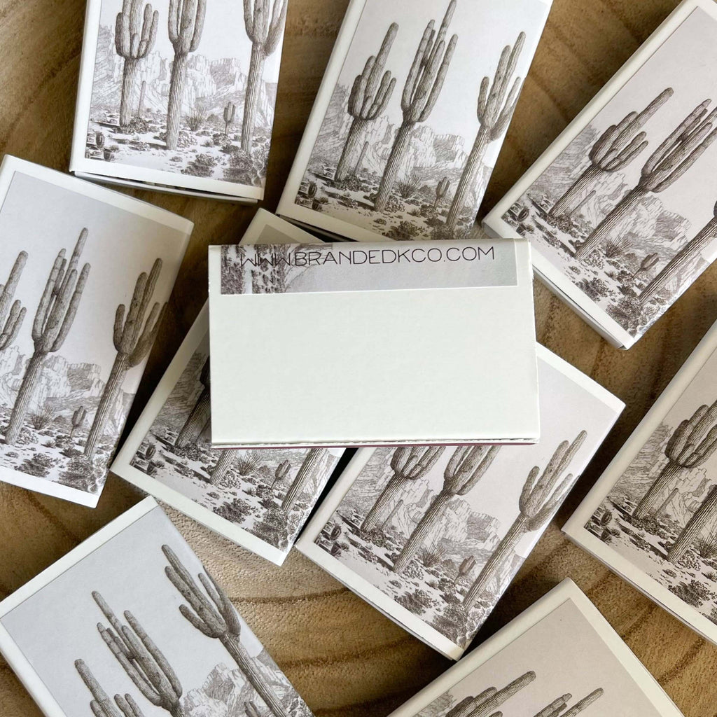 Desert Cactus Match Set - Vintage Landscape