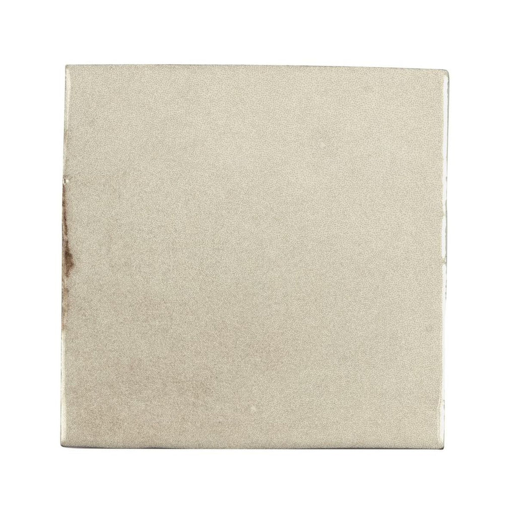 Sand Dune zellige tile, zellige-style texture, warm sandy beige, 4x4 inch