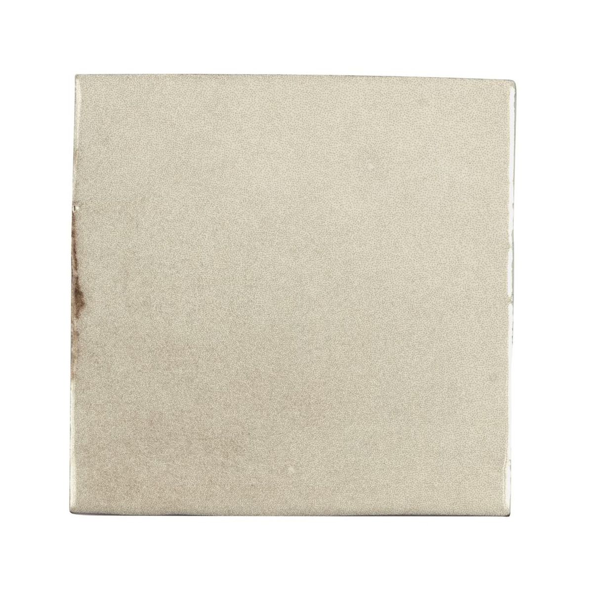 Sand Dune zellige tile, zellige-style texture, warm sandy beige, 4x4 inch