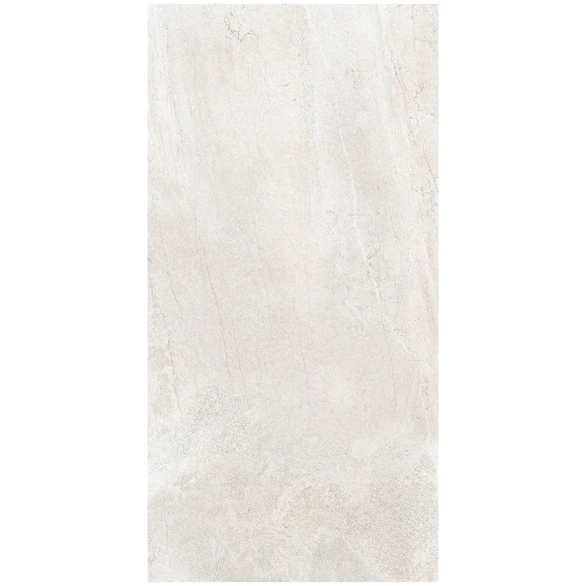 Aspen Snow porcelain tile, snow-white, 12x24 inch