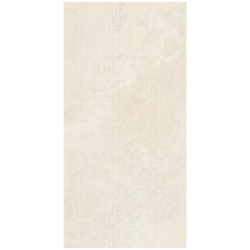 Piemme Limestone Ribbed Deco Tile 24"x48"