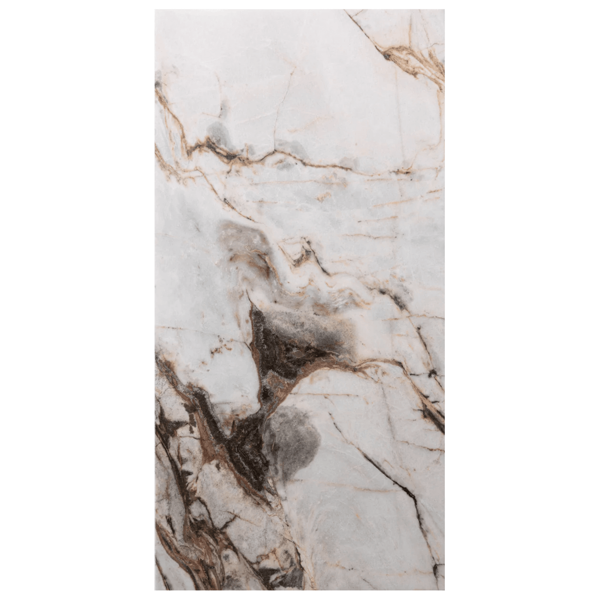 Rosewood marble tile, reddish-brown, 12x24 inch