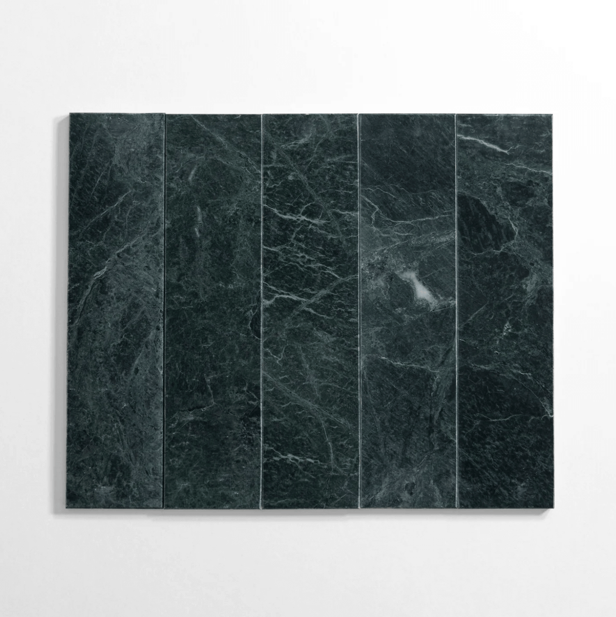 Guatemala Green marble tile, deep green, 3x12 inch