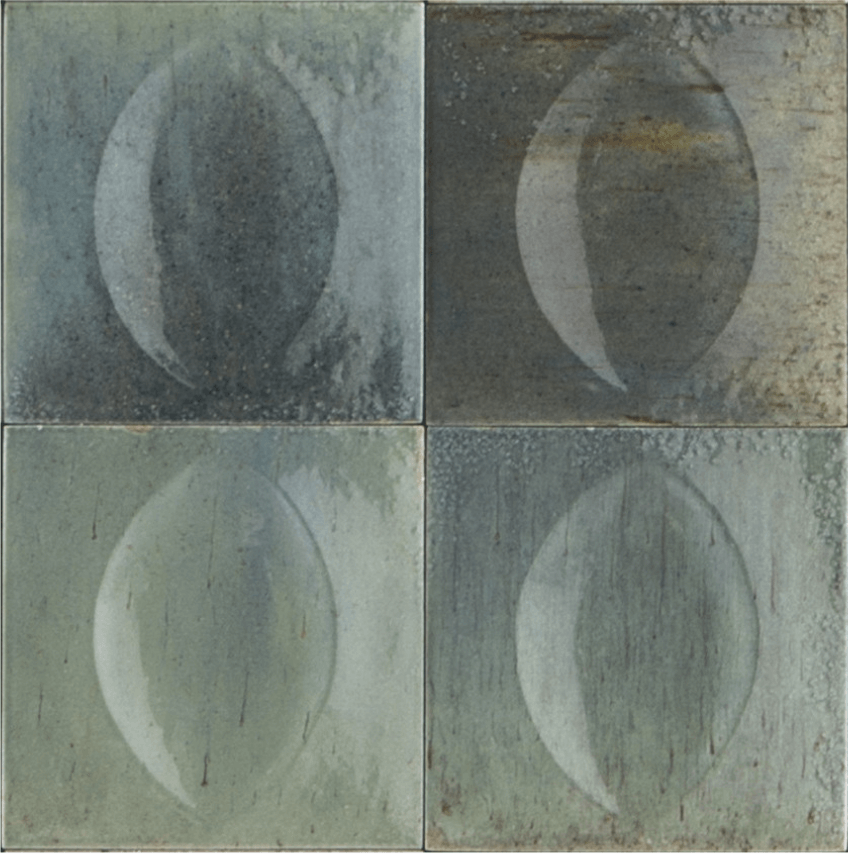 Gleeze Glossy Porcelain Struttura 3D Deco 4"x4"