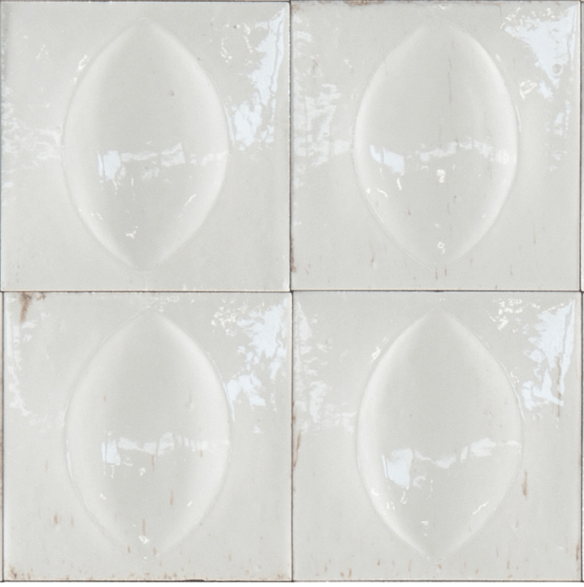 Gleeze Glossy Porcelain Struttura 3D Deco 4"x4"