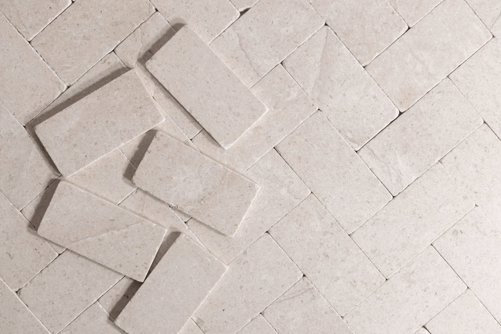 Sierra Limestone 3"x6" Honed & Tumbled Marble Tile