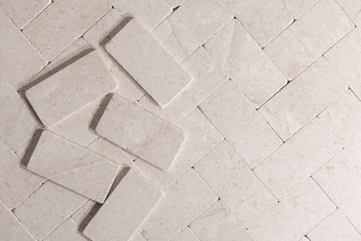 Sierra Limestone 3"x6" Honed & Tumbled Marble Tile