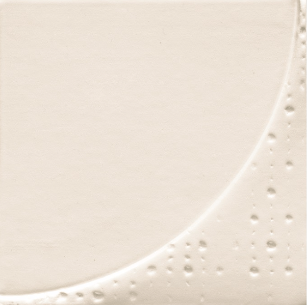 Dolce Bianco Basso porcelain tile, white, 5x5 inch