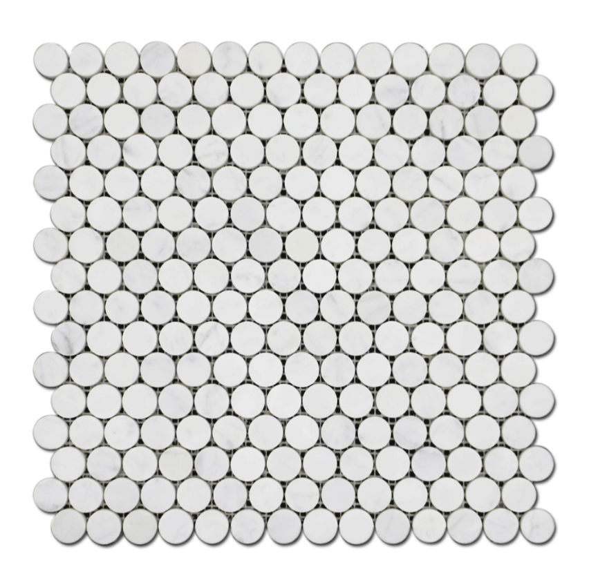 Penny Round Mosaic Tile Collection
