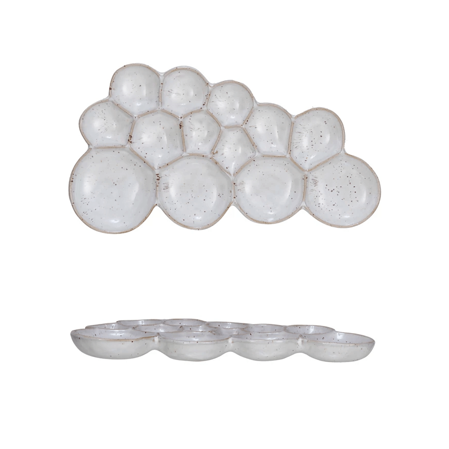 Stoneware Organic Shaped Dish