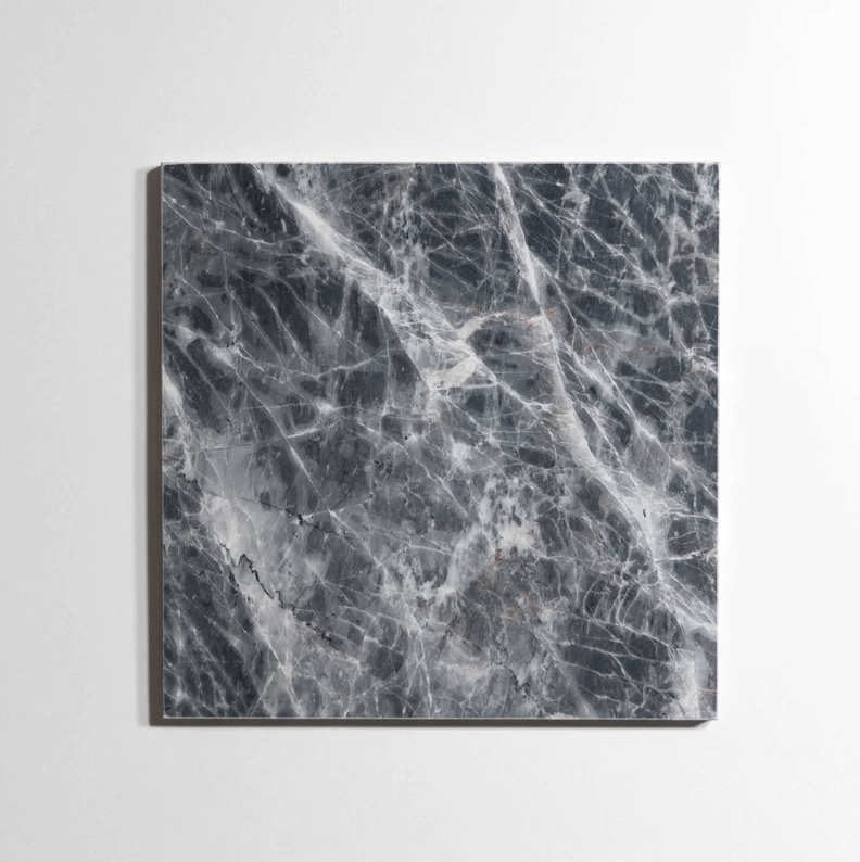 Riviera Gray marble tile, cool gray, 12x12 inch