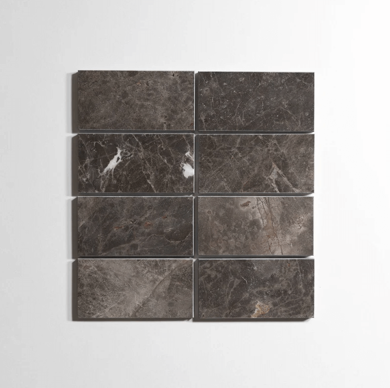 New St. Laurent 3"x6" Honed Marble Tile
