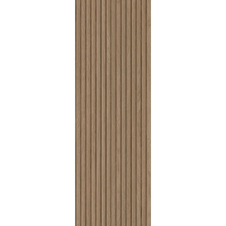 Richmond 3D Deco Tile Collection 13"x39" showcasing a textured wood-like design in a contemporary style.
