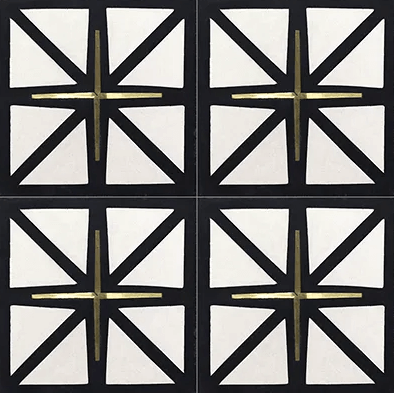 Brass Traverser 8"x8" Cement Tile