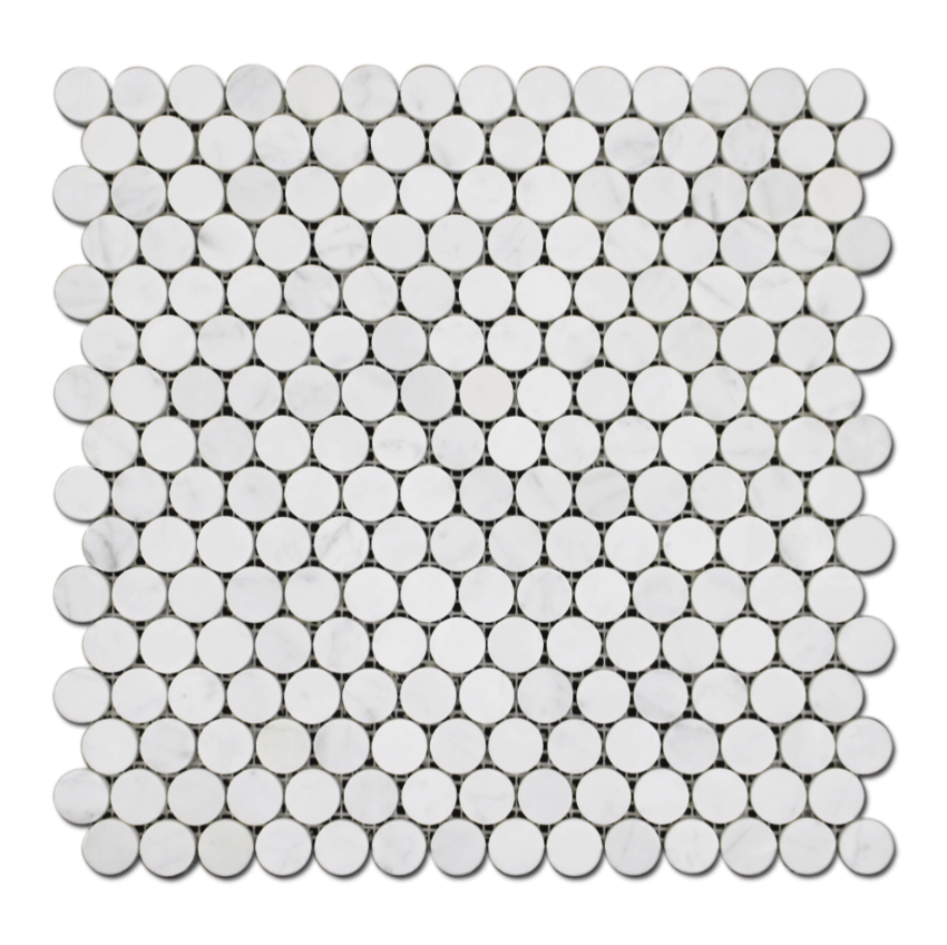 Penny Round Mosaic Tile Collection