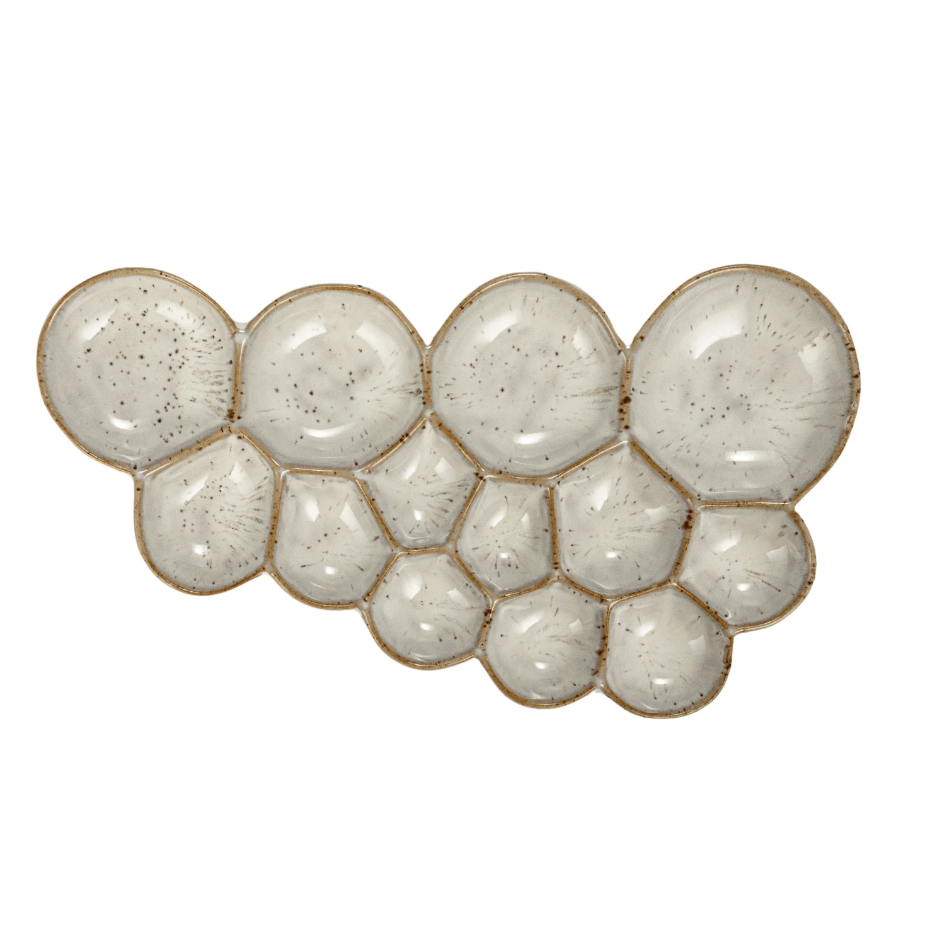 Stoneware Organic Shaped Dish