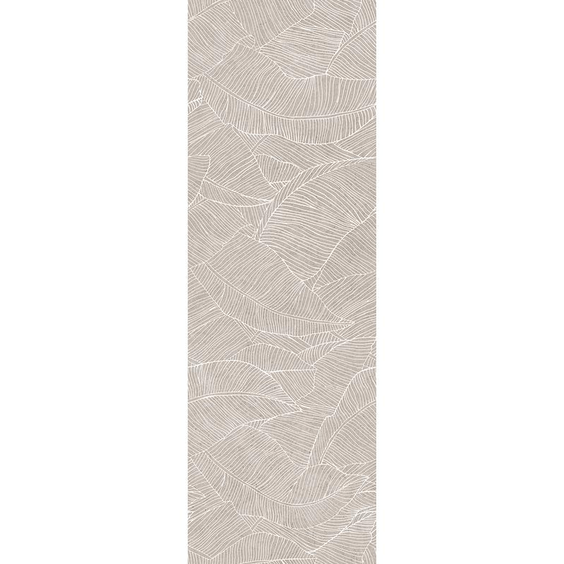Richmond 3D Deco Tile Collection 13"x39" featuring textured leaf design in neutral beige tones.