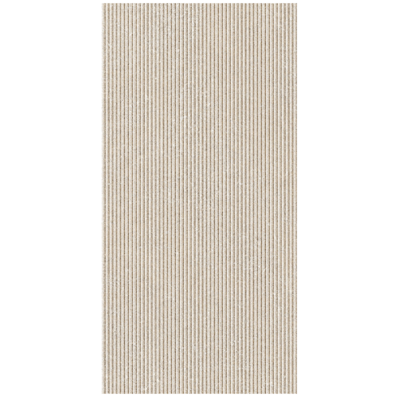 Atelier Indiana Salem porcelain tile, textured buff-toned