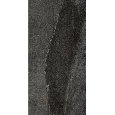 Piemme Ibla Nera porcelain tile, black stone-look, 24x48 inch