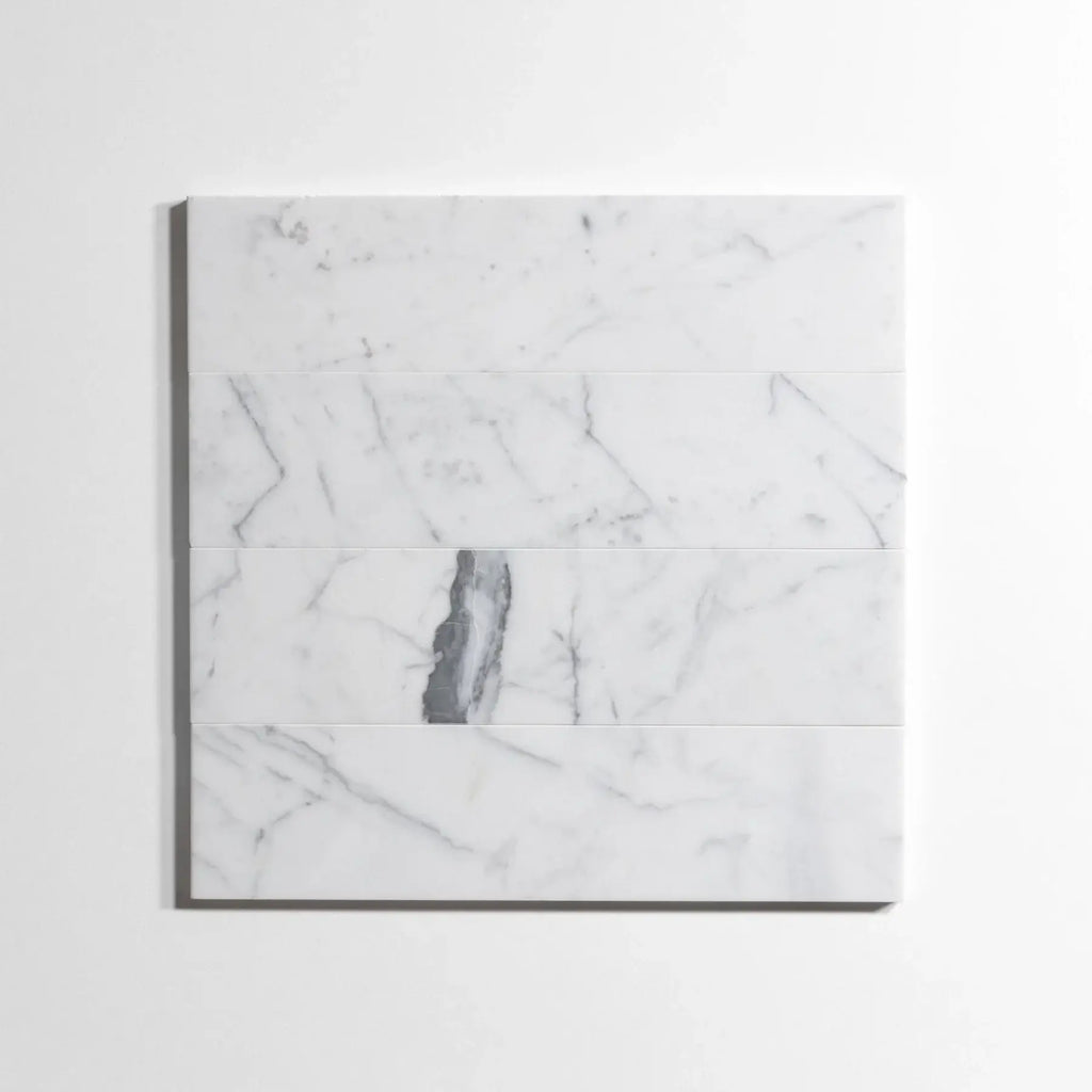 Statuary 3"x12" Polished Marble