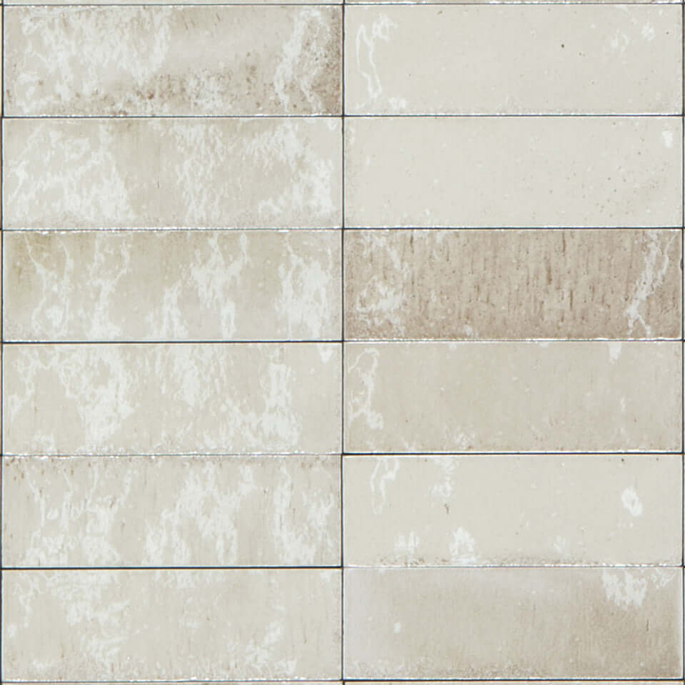Gleeze Bianco Glossy Porcelain 2"x6"