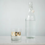 Scotch and Whisky Glasses with 20K Gold Mixology Rocks