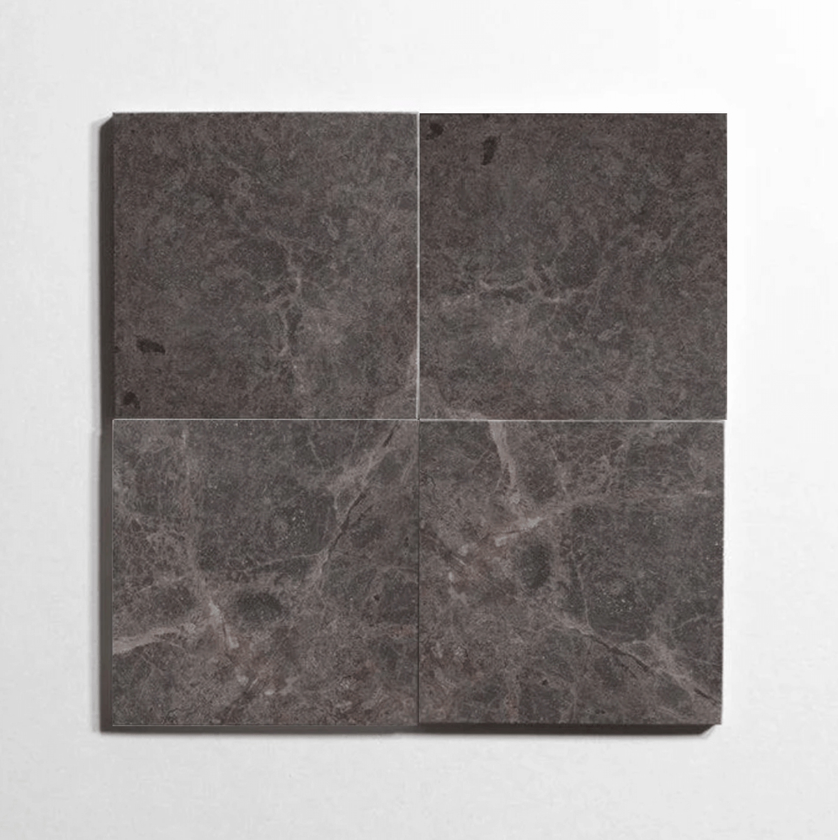 New St. Laurent marble tile, white and gray, 6x6 inch