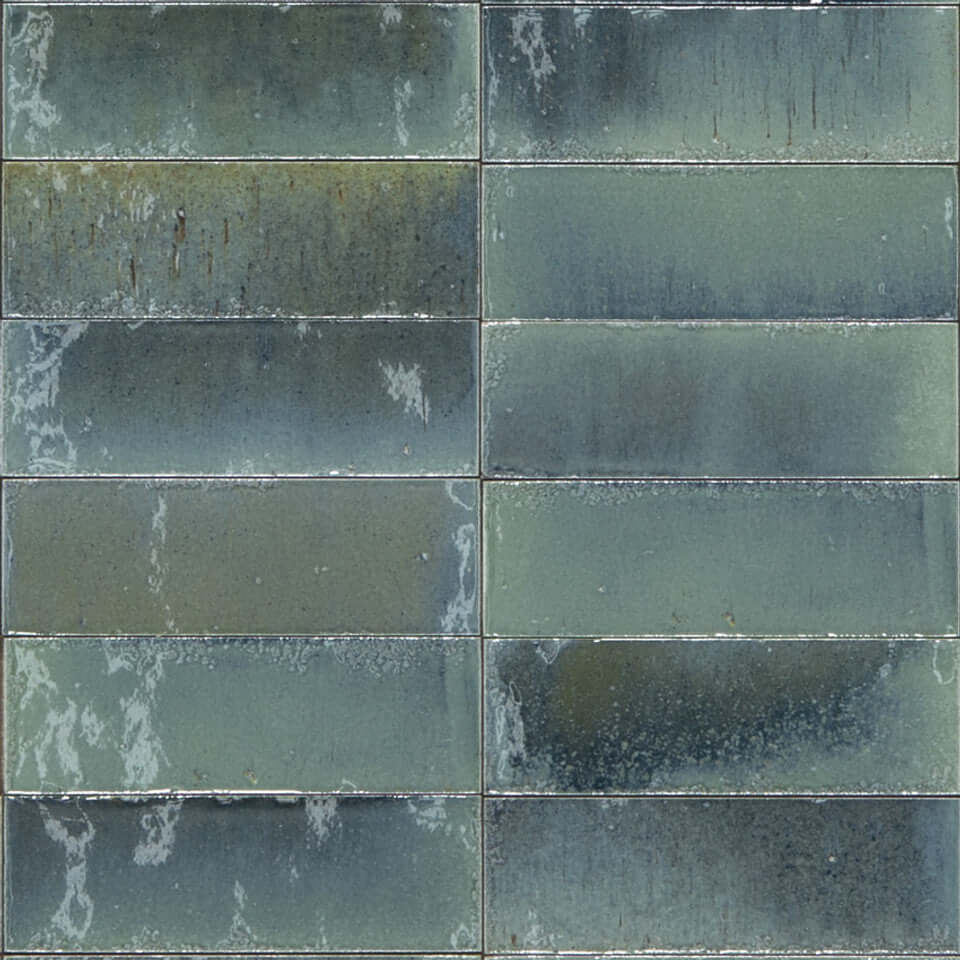 Gleeze Bianco Glossy Porcelain 2"x6"